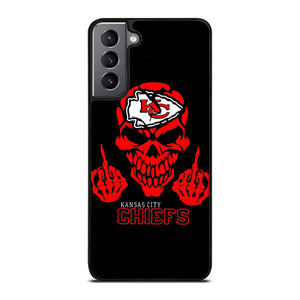 KANSAS CITY CHIEFS SKUL LOGO Samsung Galaxy S21 Plus Case Cover