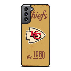KANSAS CITY CHIEFS RUSTY LOGO Samsung Galaxy S21 Plus Case Cover