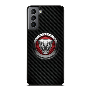 JAGUAR LOGO CARBON Samsung Galaxy S21 Plus Case Cover JAGUAR LOGO CARBON Samsung Galaxy S21 Plus Case Cover