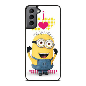 I LOVE MINION Samsung Galaxy S21 Plus Case Cover I LOVE MINION Samsung Galaxy S21 Plus Case Cover