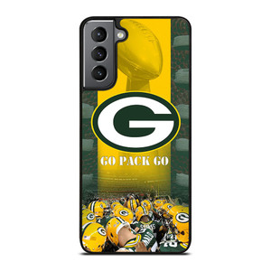 GREEN BAY PACKERS GO PACK GO Samsung Galaxy S21 Plus Case Cover GREEN BAY PACKERS GO PACK GO Samsung Galaxy S21 Plus Case Cover
