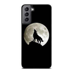 FULL MOON WOLF SILHOUETTE Samsung Galaxy S21 Plus Case Cover FULL MOON WOLF SILHOUETTE Samsung Galaxy S21 Plus Case Cover