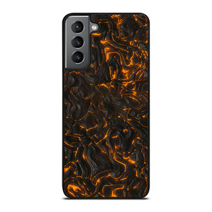 FIRE AND LAVA TEXTURES Samsung Galaxy S21 Plus Case Cover