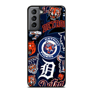 DETROIT TIGERS BASEBALL COLLAGE Samsung Galaxy S21 Plus Case Cover