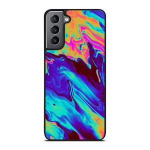 COLORFUL CHROME LIQUID Samsung Galaxy S21 Plus Case Cover COLORFUL CHROME LIQUID Samsung Galaxy S21 Plus Case Cover