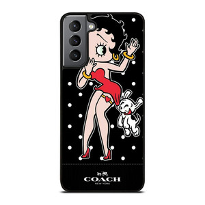 COACH NEW YORK X SEXY BETTY BOOP Samsung Galaxy S21 Plus Case Cover COACH NEW YORK X SEXY BETTY BOOP Samsung Galaxy S21 Plus Case Cover