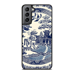 CHINESE BLUE ART Samsung Galaxy S21 Plus Case Cover