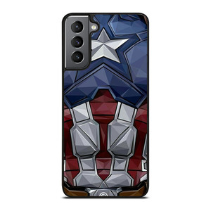 CAPTAIN AMERICA SUIT ARMOR AVENGERS Samsung Galaxy S21 Plus Case Cover