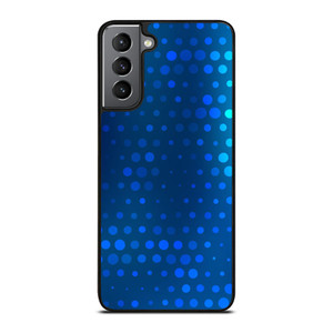 BLUE GRADIENT HALFTONE PATTERN Samsung Galaxy S21 Plus Case Cover