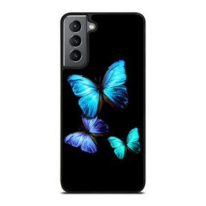 BLUE BUTTERFLY ART Samsung Galaxy S21 Plus Case Cover BLUE BUTTERFLY ART Samsung Galaxy S21 Plus Case Cover