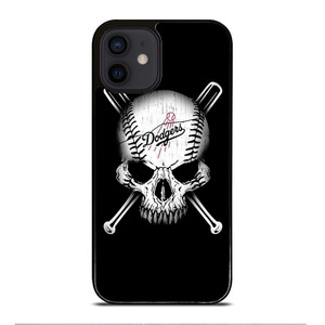 LOS ANGELES DODGERS SKULL iPhone 12 Mini Case Cover LOS ANGELES DODGERS SKULL iPhone 12 Mini Case Cover