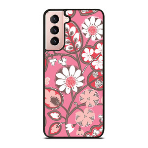 BLUSH PINK VERA BRADLEY PRINT Samsung Galaxy S21 Case Cover