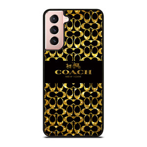 COACH NEW YORK GOLDEN Samsung Galaxy S21 Case Cover
