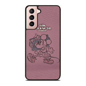 COACH NEW YORK PINK MICKEY MOUSE Samsung Galaxy S21 Case Cover COACH NEW YORK PINK MICKEY MOUSE Samsung Galaxy S21 Case Cover
