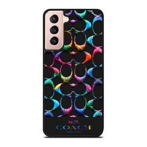 COACH NEW YORK RAINBOW 2 Samsung Galaxy S21 Case Cover COACH NEW YORK RAINBOW 2 Samsung Galaxy S21 Case Cover