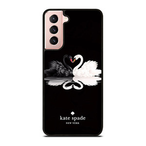 KATE SPADE BLACK WHITE SWAN Samsung Galaxy S21 Case Cover KATE SPADE BLACK WHITE SWAN Samsung Galaxy S21 Case Cover