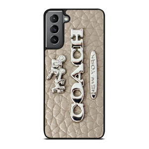 COACH LOGO GLOWING TEXTURE Samsung Galaxy S21 Plus Case Cover