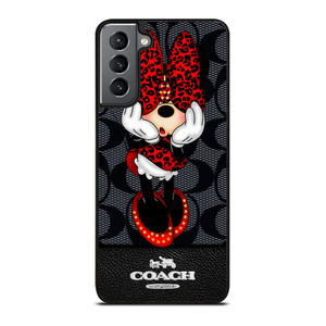 COACH MINNIE MOUSE 2 Samsung Galaxy S21 Plus Case Cover COACH MINNIE MOUSE 2 Samsung Galaxy S21 Plus Case Cover