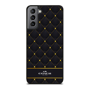 COACH NEW YORK GOLD PATTERN Samsung Galaxy S21 Plus Case Cover COACH NEW YORK GOLD PATTERN Samsung Galaxy S21 Plus Case Cover