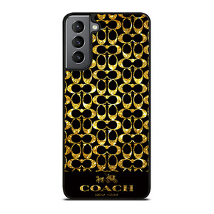 COACH NEW YORK GOLD Samsung Galaxy S21 Plus Case Cover