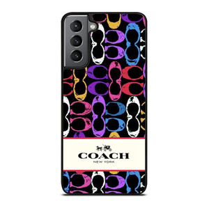 COACH NEW YORK PATTERN COLOR Samsung Galaxy S21 Plus Case Cover COACH NEW YORK PATTERN COLOR Samsung Galaxy S21 Plus Case Cover