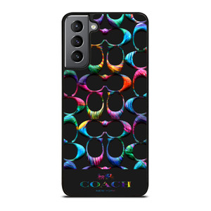 COACH NEW YORK RAINBOW 2 Samsung Galaxy S21 Plus Case Cover COACH NEW YORK RAINBOW 2 Samsung Galaxy S21 Plus Case Cover
