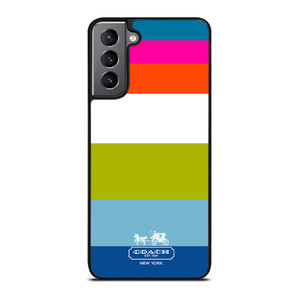 COACH NEW YORK STRIPE Samsung Galaxy S21 Plus Case Cover COACH NEW YORK STRIPE Samsung Galaxy S21 Plus Case Cover