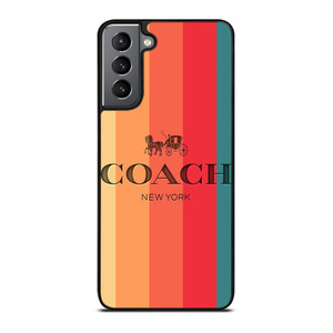 COACH NEW YORK STRIPES 2 Samsung Galaxy S21 Plus Case Cover COACH NEW YORK STRIPES 2 Samsung Galaxy S21 Plus Case Cover