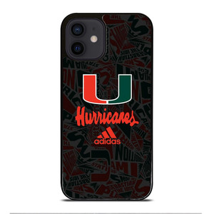 MIAMI HURRICANES UM ADIDAS iPhone 12 Mini Case Cover