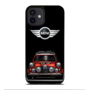 MINI COOPER CAR RETRO iPhone 12 Mini Case Cover MINI COOPER CAR RETRO iPhone 12 Mini Case Cover