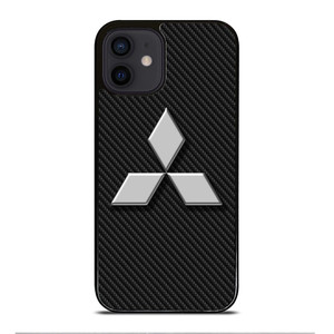 MITSUBISHI MOTORS CARBON LOGO iPhone 12 Mini Case Cover MITSUBISHI MOTORS CARBON LOGO iPhone 12 Mini Case Cover