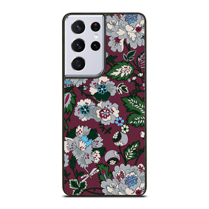 VERA BRADLEY BORDEAUX BLOOMS Samsung Galaxy S21 Ultra Case Cover VERA BRADLEY BORDEAUX BLOOMS Samsung Galaxy S21 Ultra Case Cover