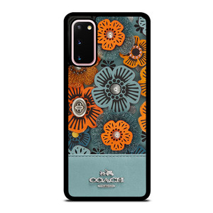 COACH NEW YORK BLUE TEA ROSE Samsung Galaxy S20 Case Cover COACH NEW YORK BLUE TEA ROSE Samsung Galaxy S20 Case Cover