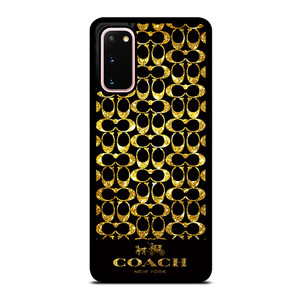 COACH NEW YORK GOLD Samsung Galaxy S20 Case Cover
