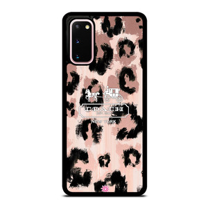 COACH NEW YORK LEOPARD SKIN Samsung Galaxy S20 Case Cover