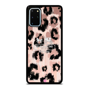 COACH NEW YORK LEOPARD SKIN Samsung Galaxy S20 Plus Case Cover