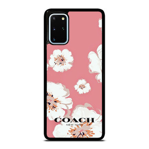 COACH NEW YORK PINK FLOWER Samsung Galaxy S20 Plus Case Cover