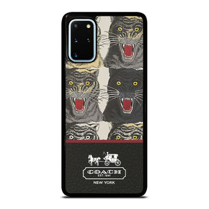 COACH NEW YORK TIGER FACE PATTERN Samsung Galaxy S20 Plus Case Cover