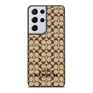 COACH NEW YORK BROWN Samsung Galaxy S20 Ultra Case Cover