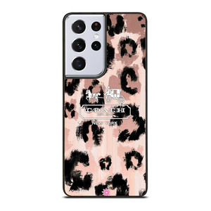 COACH NEW YORK LEOPARD SKIN Samsung Galaxy S20 Ultra Case Cover