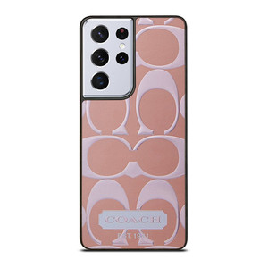 COACH NEW YORK PINK PATTERN Samsung Galaxy S20 Ultra Case Cover