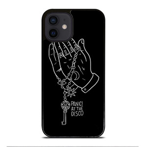 PANIC AT THE DISCO BLACK LOGO iPhone 12 Mini Case Cover PANIC AT THE DISCO BLACK LOGO iPhone 12 Mini Case Cover