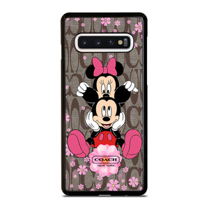 COACH MICKEY MINNIE Samsung Galaxy S10 Case Cover
