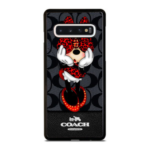 COACH MINNIE MOUSE 2 Samsung Galaxy S10 Case Cover COACH MINNIE MOUSE 2 Samsung Galaxy S10 Case Cover