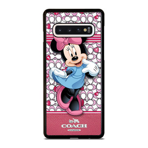 COACH MINNIE MOUSE PINK PATTERN Samsung Galaxy S10 Case Cover COACH MINNIE MOUSE PINK PATTERN Samsung Galaxy S10 Case Cover
