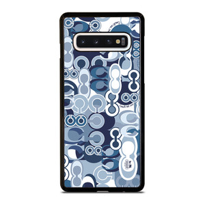 COACH NEW YORK BLUE Samsung Galaxy S10 Case Cover