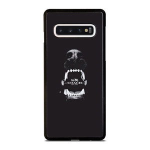 COACH NEW YORK LOGO DOG Samsung Galaxy S10 Case Cover COACH NEW YORK LOGO DOG Samsung Galaxy S10 Case Cover