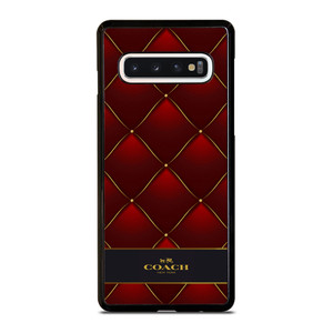 COACH NEW YORK RED GOLD Samsung Galaxy S10 Case Cover COACH NEW YORK RED GOLD Samsung Galaxy S10 Case Cover