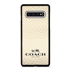 COACH NEW YORK WHITE Samsung Galaxy S10 Case Cover