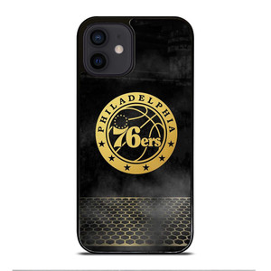 PHILADELPHIA 76ERS GOLD LOGO iPhone 12 Mini Case Cover